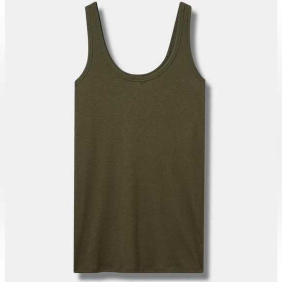 Torrid Rib Double Scoop Neck Tank 4X - Picture 3 of 5